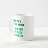 私は私の心を失った コーヒーマグカップ (正面左)