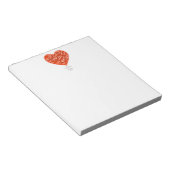 私は私の心血管系の底からあなたを愛している ノートパッド (アングル)