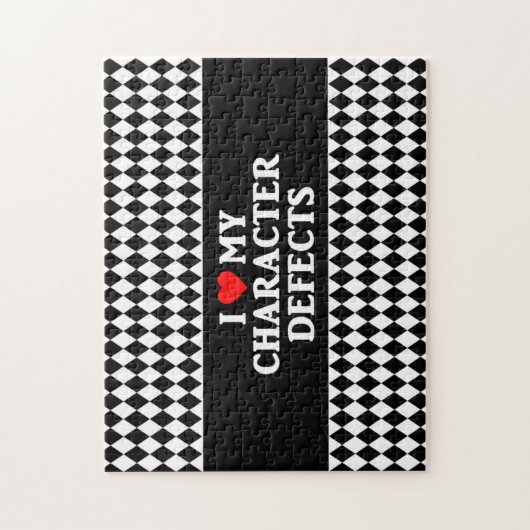 私は私の性格上の欠点のジグソーパズルを愛します ジグソーパズル (縦)