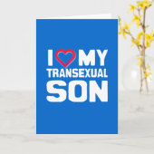 私は私の性転換者の息子を愛している カード (黄色い花)