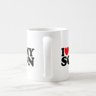 私は私の息子を愛します コーヒーマグカップ