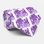 私は私の患者6.4の嚢胞性線維症のための紫色を身に着けています ネクタイ (ロール)