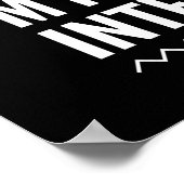 私は私の意図したパンチを好む ポスター (角)