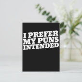 私は私の意図したパンチを好む ポストカード (スタンド正面)