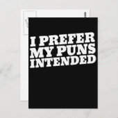 私は私の意図したパンチを好む ポストカード (正面/裏面)