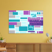 私は私の愛するユダヤ人結婚のサイン・イン・ボードである キャンバスプリント (インサイチュ (リビング))