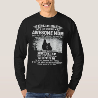 私は私の態度を私のフレックママから素晴らし取得2 Tシャツ