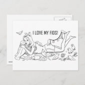 私は私の拳を愛している ポストカード (正面/裏面)