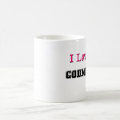 私は私の教母を愛します コーヒーマグカップ (中央)