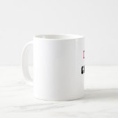 私は私の教父を愛します コーヒーマグカップ (正面左)