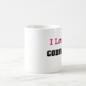 私は私の教父を愛します コーヒーマグカップ (中央)