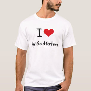 私は私の教父を愛します Tシャツ