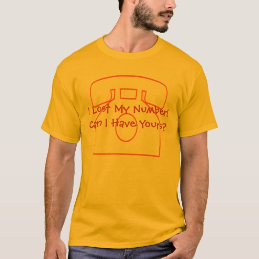私は私の数を失った! 私はあなたのを有してもいいですか。 Tシャツ (正面)
