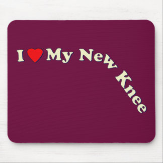 私は私の新しい膝を愛します マウスパッド