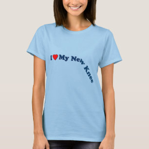 私は私の新しい膝を愛します Tシャツ