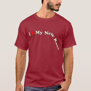 私は私の新しい膝を愛します Tシャツ