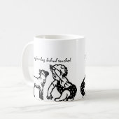 私は私の日曜学校の先生のマグを愛します コーヒーマグカップ (正面左)