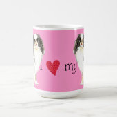 私は私の日本のなChinを愛します コーヒーマグカップ (中央)