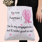 私は私の時代婚約したで、それは私に似合う トートバッグ