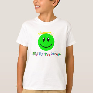私は私の最初聖餐の緑を作りました Tシャツ