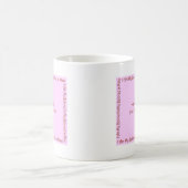 私は私の最愛です: 私の最愛は私の物です コーヒーマグカップ (中央)