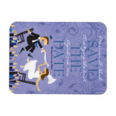 私は私の最愛の結婚式は日付磁石を除いて マグネット (横)