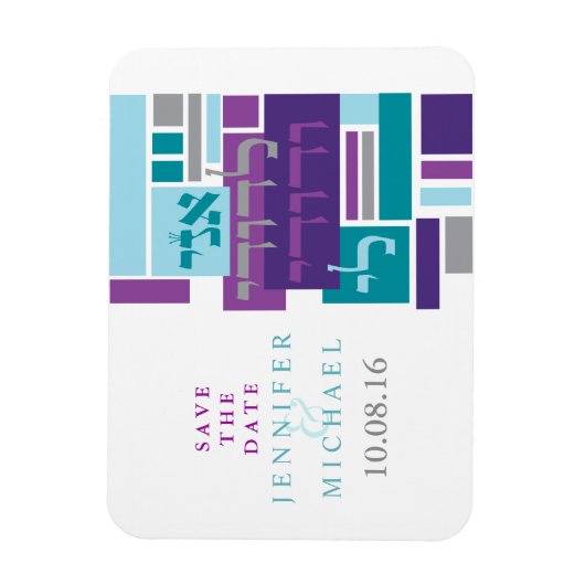 私は私の最愛の結婚式は日付磁石を除いて マグネット (縦)