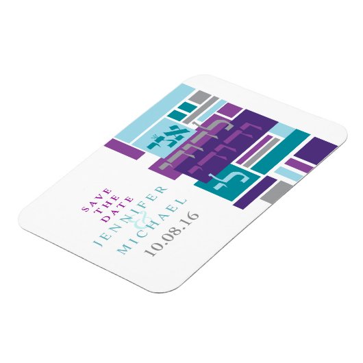 私は私の最愛の結婚式は日付磁石を除いて マグネット (左側)