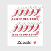 私は私の本のスパイシーな本の評価デザインが好き シール (シート)