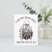 私は私の本はスパイシーとコーヒーシーが好き ポストカード (スタンド正面)