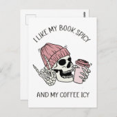 私は私の本は辛くて本が好おもしろいき ポストカード (正面/裏面)