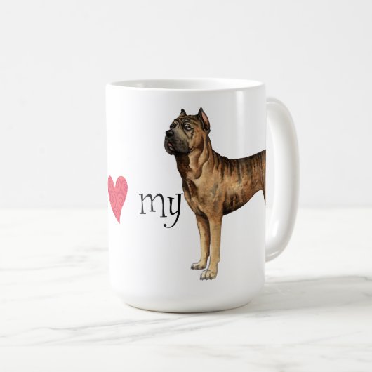 私は私の杖Corsoを愛します コーヒーマグカップ (正面右)