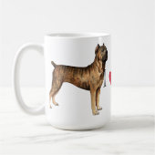 私は私の杖Corsoを愛します コーヒーマグカップ (左)