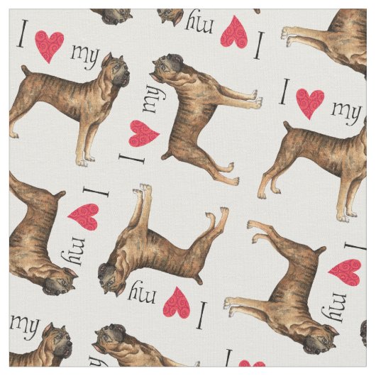 私は私の杖Corsoを愛します ファブリック (クローズアップ)