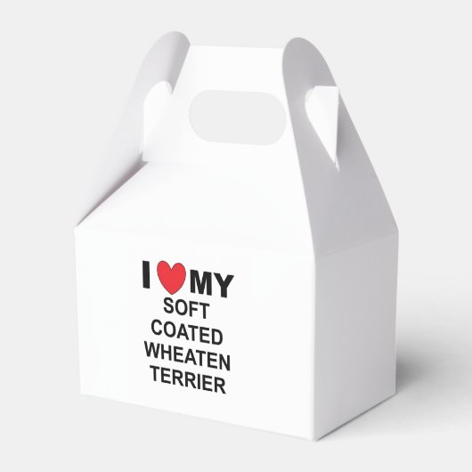 私は私の柔らかいコートのwhaten terrierが大好き フェイバーボックス (正面サイド)