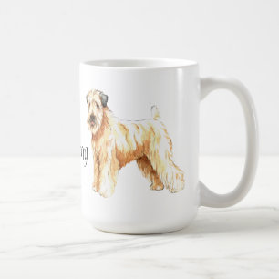 私は私の柔らかい上塗を施してあるWheatenテリアを愛します コーヒーマグカップ