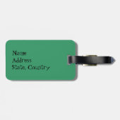 私は私の柔らかい上塗を施してあるWheatenテリアを愛します ラゲッジタグ (裏面横)