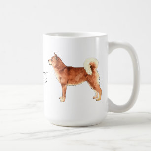 私は私の柴犬を愛します コーヒーマグカップ