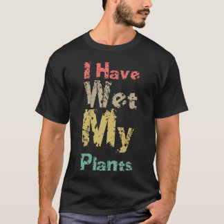 私は私の植物を濡らした大きなヴィンテージ遊びスクラッチ Tシャツ