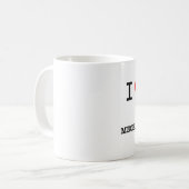 私は私の機械工学者を愛します コーヒーマグカップ (正面左)
