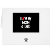 私は私の母とパパを愛祝し – 家族の母の怒り (裏面横)