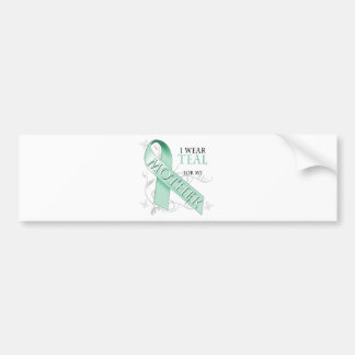 私は私の母のためのティール（緑がかった色）を身に着けています バンパーステッカー