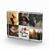 私は私の母の写真コラージュが大好き フォトブロック (右)