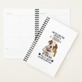 私は私の母の贈り物はブルドッグではないと言う プランナー手帳 (ディスプレー)