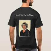 私は私の母を愛している Tシャツ (裏面)