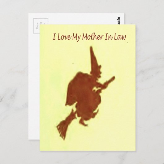 私は私の母を法律で愛している ポストカード (正面/裏面)