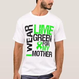 私は私の母リンパ腫のためのライムグリーンを身に着けています Tシャツ
