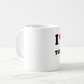 私は私の毒物学者を愛します コーヒーマグカップ (正面左)