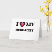 私は私の漢方医を愛します カード (黄色い花)