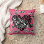 私は私の炭鉱作業員を愛します クッション (ブランケット)